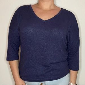 Philosophy | crewneck sweater | navy blue